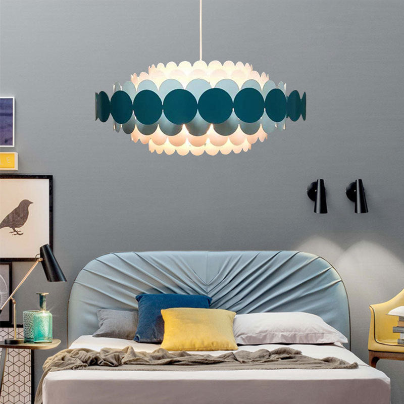 Contemporary Acrylic Oval Chandelier: Led Hanging Pendant Lamp For Living Room - 16/19.5/23.5 Wide