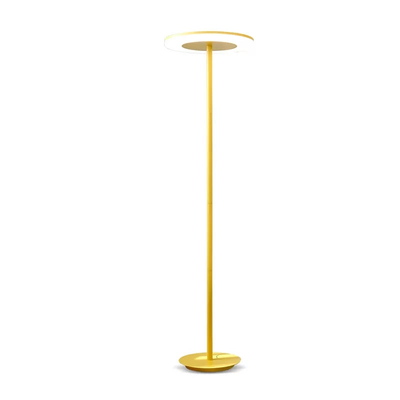Stylish Nordic Metal Candy Colored Floor Lamp For Living Room Yellow