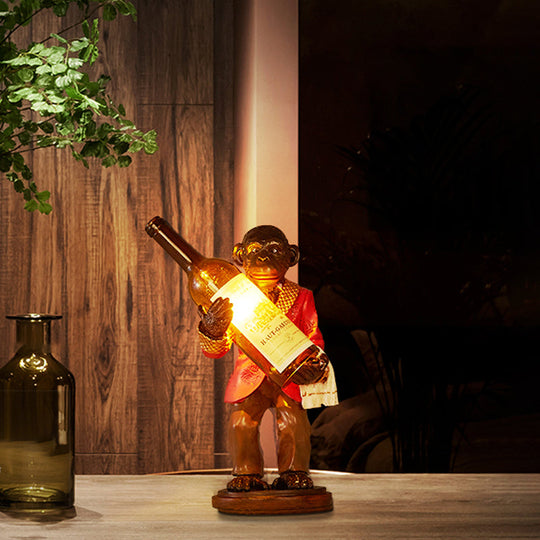 Industrial Monkey Table Lamp: One-Light Desk Light For Restaurants Cafes And Childrens Bedrooms