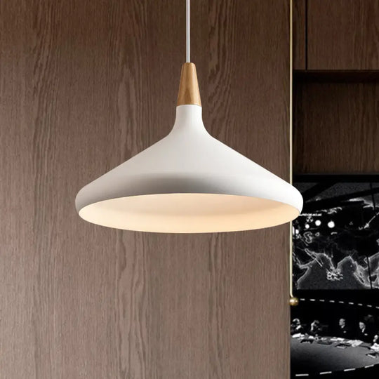 7’/11’/15’ W Cone Dining Table Pendant Light - Simple Metallic Design Adjustable Cord