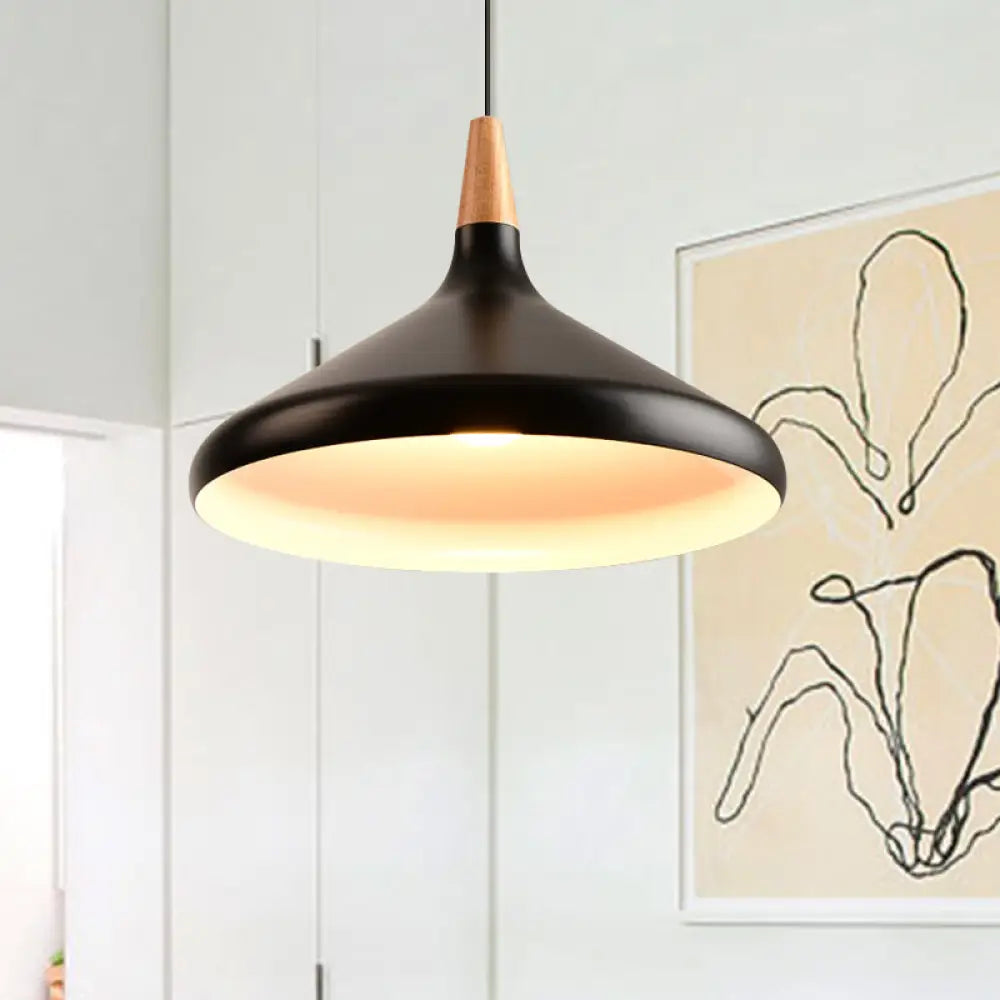 7’/11’/15’ W Cone Dining Table Pendant Light - Simple Metallic Design Adjustable Cord