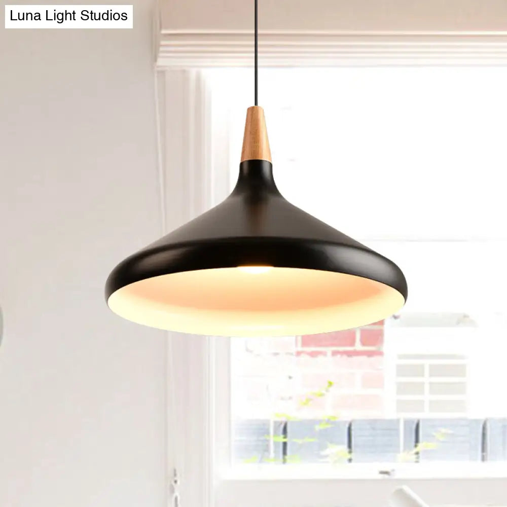 7’/11’/15’ W Cone Dining Table Pendant Light - Simple Metallic Design Adjustable Cord