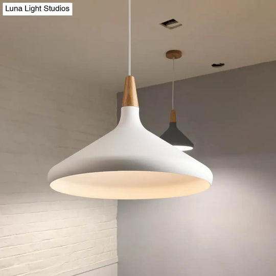 7’/11’/15’ W Cone Dining Table Pendant Light - Simple Metallic Design Adjustable Cord