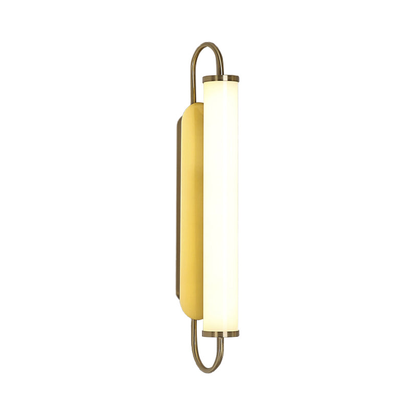 Modern Gold Led Wall Sconce With Acrylic Shade