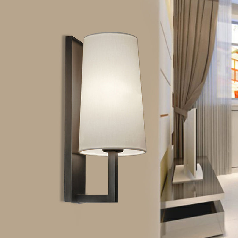 Modern Cone Wall Sconce In Chrome For Bedside Lighting