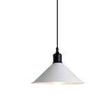 Adjustable Cord Metal Pendant Light For Dining Table - Modern 1-Light Conical Ceiling (7.5/8.5