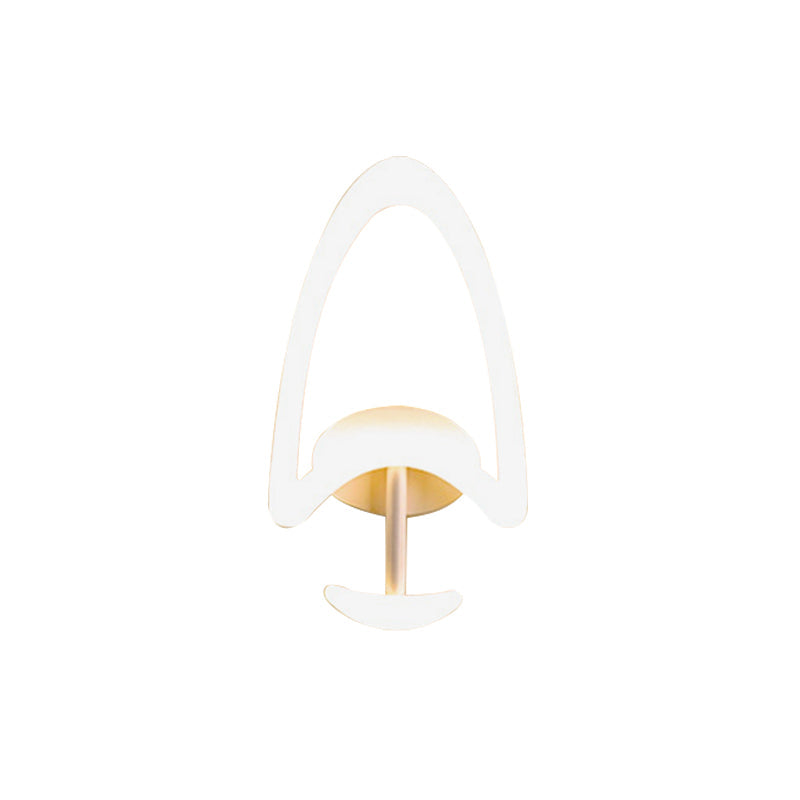 Modern Tree-Shaped Led Wall Lamp With Acrylic Shade In Warm/White Light - Ideal For Bedrooms