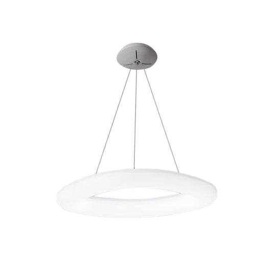 Minimalistic Acrylic Led Pendant Light -White For Dining Room Ceiling