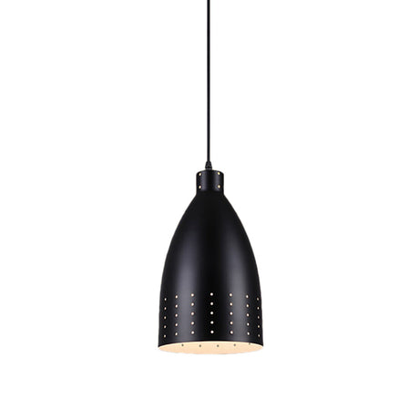 Farmhouse Aluminum Dome Pendant Lamp - Black Etched 6.5’/9’/12’ Wide 1-Light Down Lighting