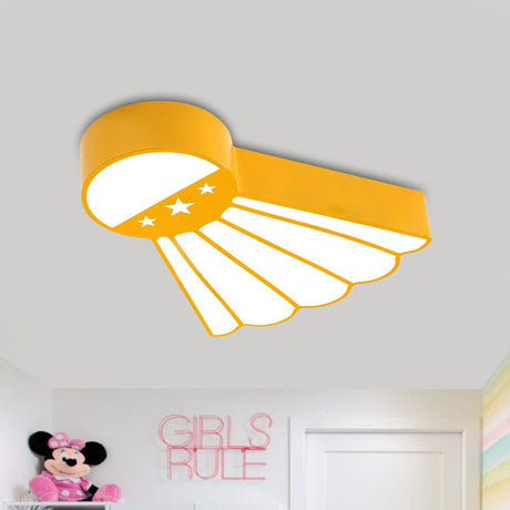 Kindergarten Ceiling Mounted Led Light For Kids Badminton Room (Blue/Green/Red)