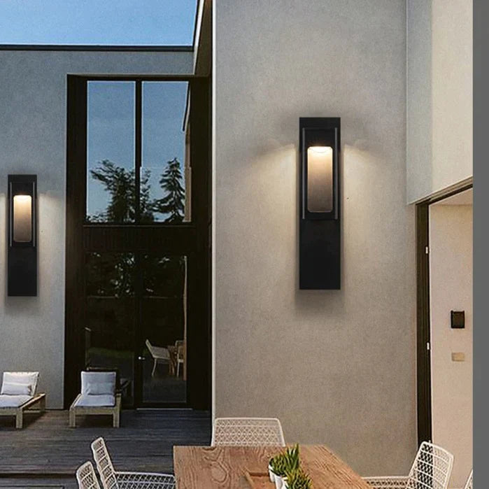 IP67 Waterproof Outdoor LED Wall Lighting Motion Sensor Aluminum Black Bronze Garden Porch Sconce Light 96V220V Sconce Luminaire