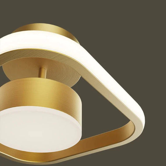 Led Ceiling Lamp with Copper Corridor Lamp