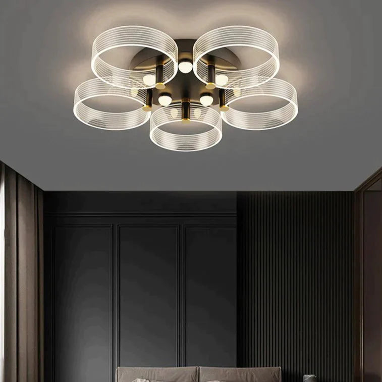 New Modern Simple Bedroom Lamp Ceiling 5 / White Light