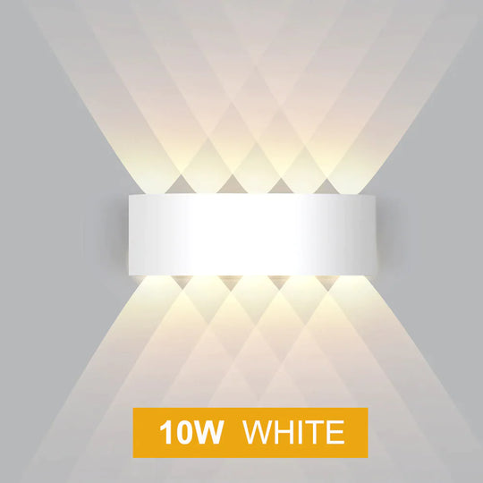 LED Wall Light Outdoor Waterproof Modern Nordic Style Indoor Wall Lamps Living Room Porch Garden Lamp 2W 4W 6W 8W 12W NR-69