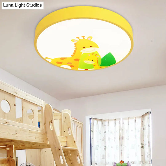 Acrylic Cartoon Flush Mount Ceiling Light For Kid’s Bedroom