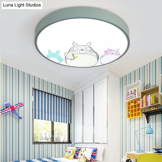 Acrylic Cartoon Flush Mount Ceiling Light For Kid’s Bedroom