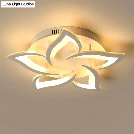 Acrylic Ceiling Lamp Living Room Kitchen Bedroom Modern Remote Control Colorful Atmosphere Light