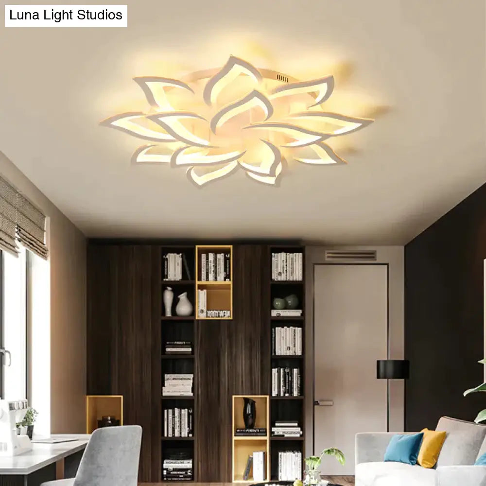 Acrylic Ceiling Lamp Living Room Kitchen Bedroom Modern Remote Control Colorful Atmosphere Light