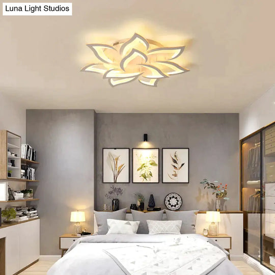 Acrylic Ceiling Lamp Living Room Kitchen Bedroom Modern Remote Control Colorful Atmosphere Light