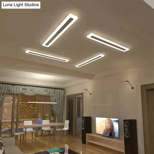 Acrylic Hallway Led Ceiling Lights For Living Room Plafond Home Lighting Lamp Homhome Fixtures