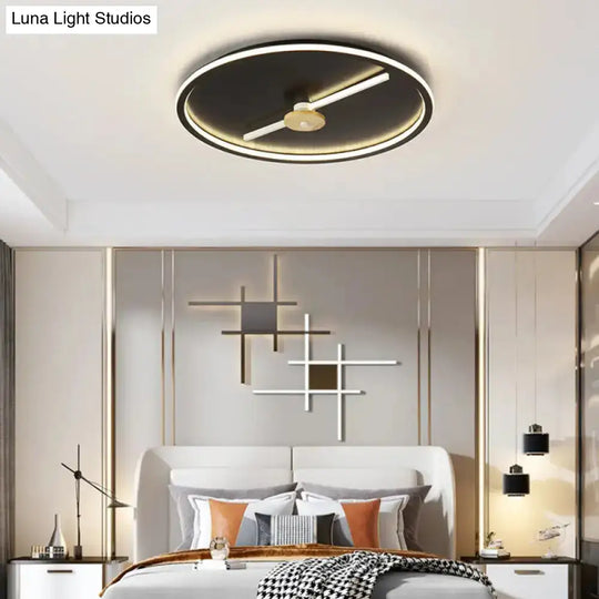 Acrylic Led Bedroom Flush Mount Lamp