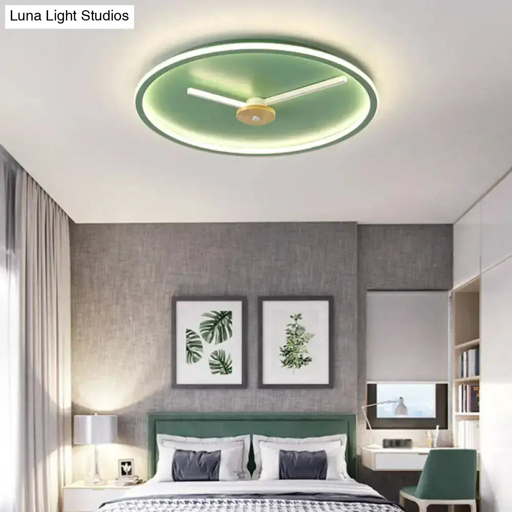 Acrylic Led Bedroom Flush Mount Lamp