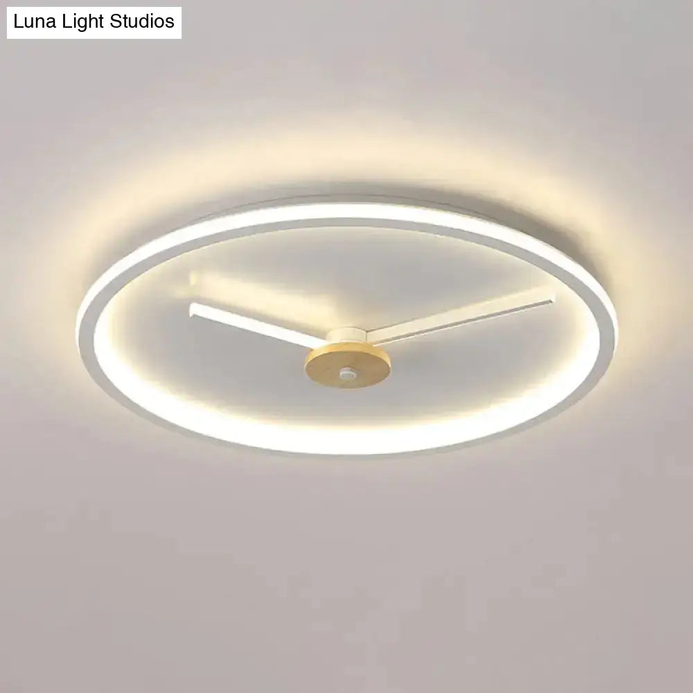 Acrylic Led Bedroom Flush Mount Lamp