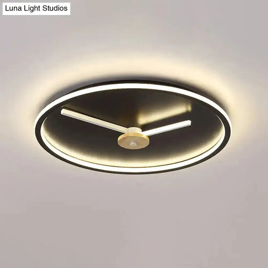 Acrylic Led Bedroom Flush Mount Lamp