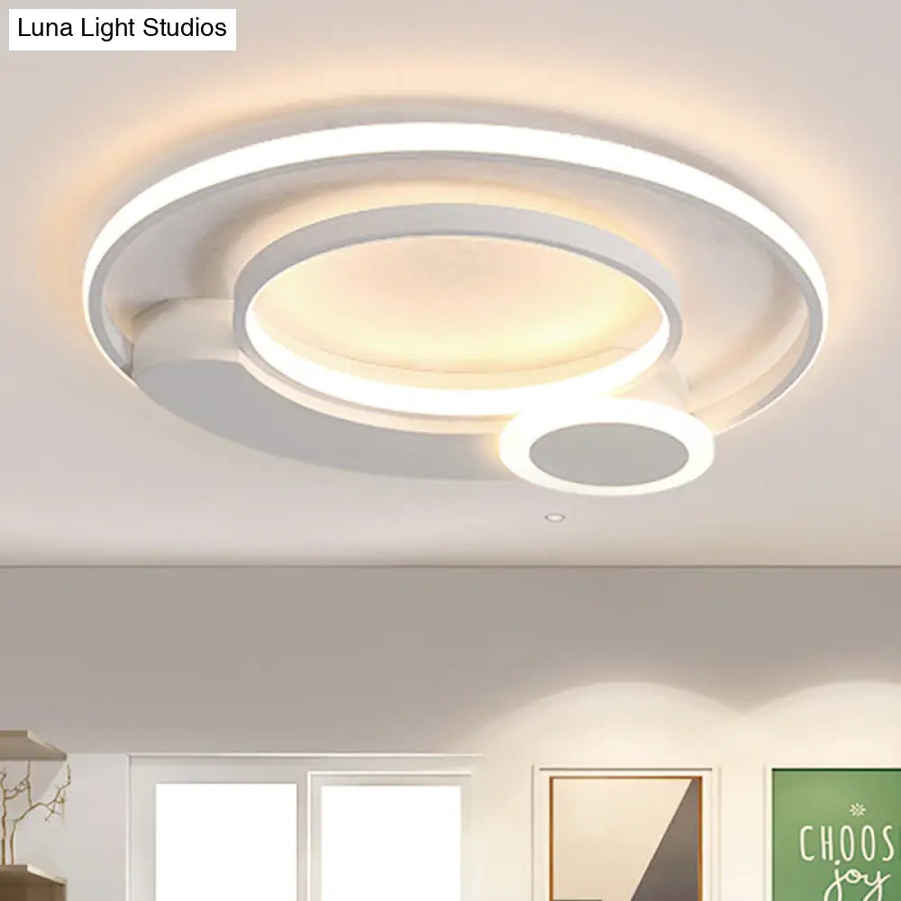 Acrylic Led Ceiling Light For Living Rooms - Simple & Eye-Caring