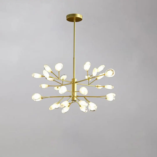 Acrylic Led Chandelier Pendant Light - Minimalist Tree Branch Design For Living Room Ceiling Lamp 32