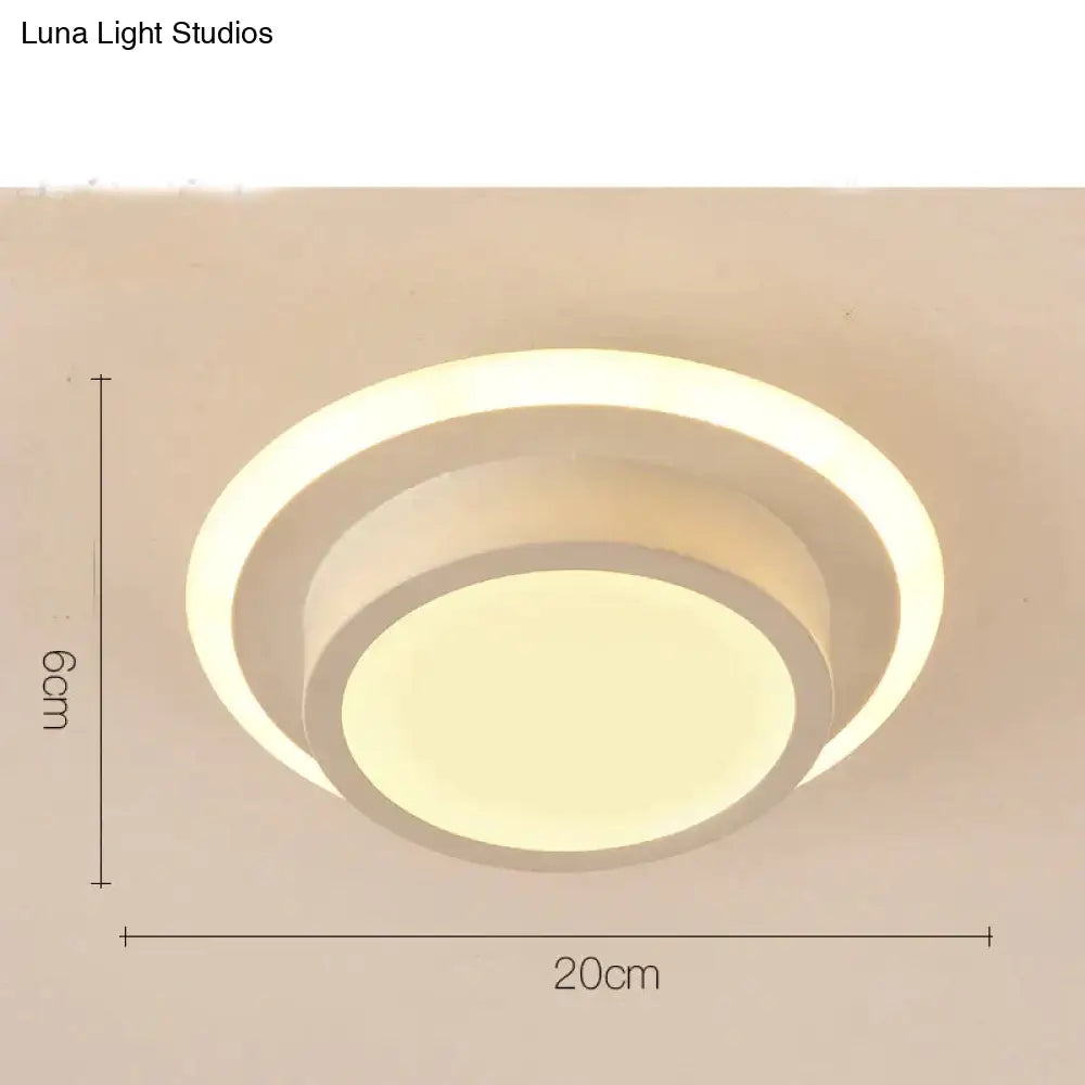 Acrylic Modern Led Ceiling Lights For Corridor Entrance Of Home Lamp Plafonnier Luminaria Lamparas