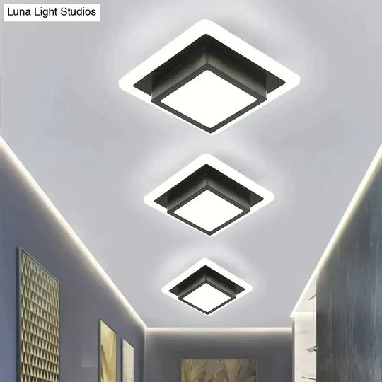 Acrylic Modern Led Ceiling Lights For Corridor Entrance Of Home Lamp Plafonnier Luminaria Lamparas