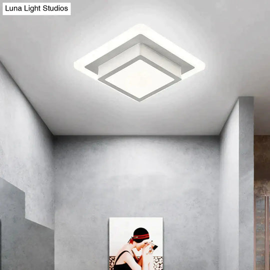 Acrylic Modern Led Ceiling Lights For Corridor Entrance Of Home Lamp Plafonnier Luminaria Lamparas