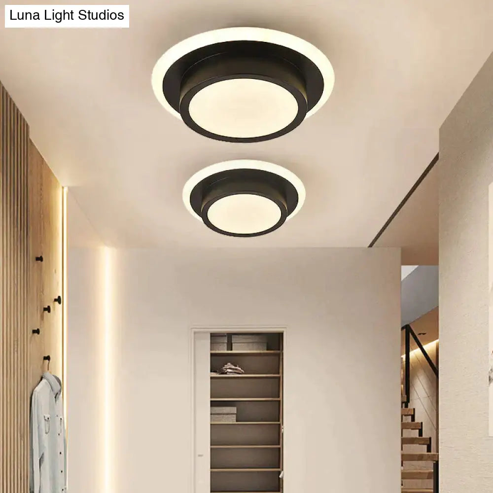 Acrylic Modern Led Ceiling Lights For Corridor Entrance Of Home Lamp Plafonnier Luminaria Lamparas