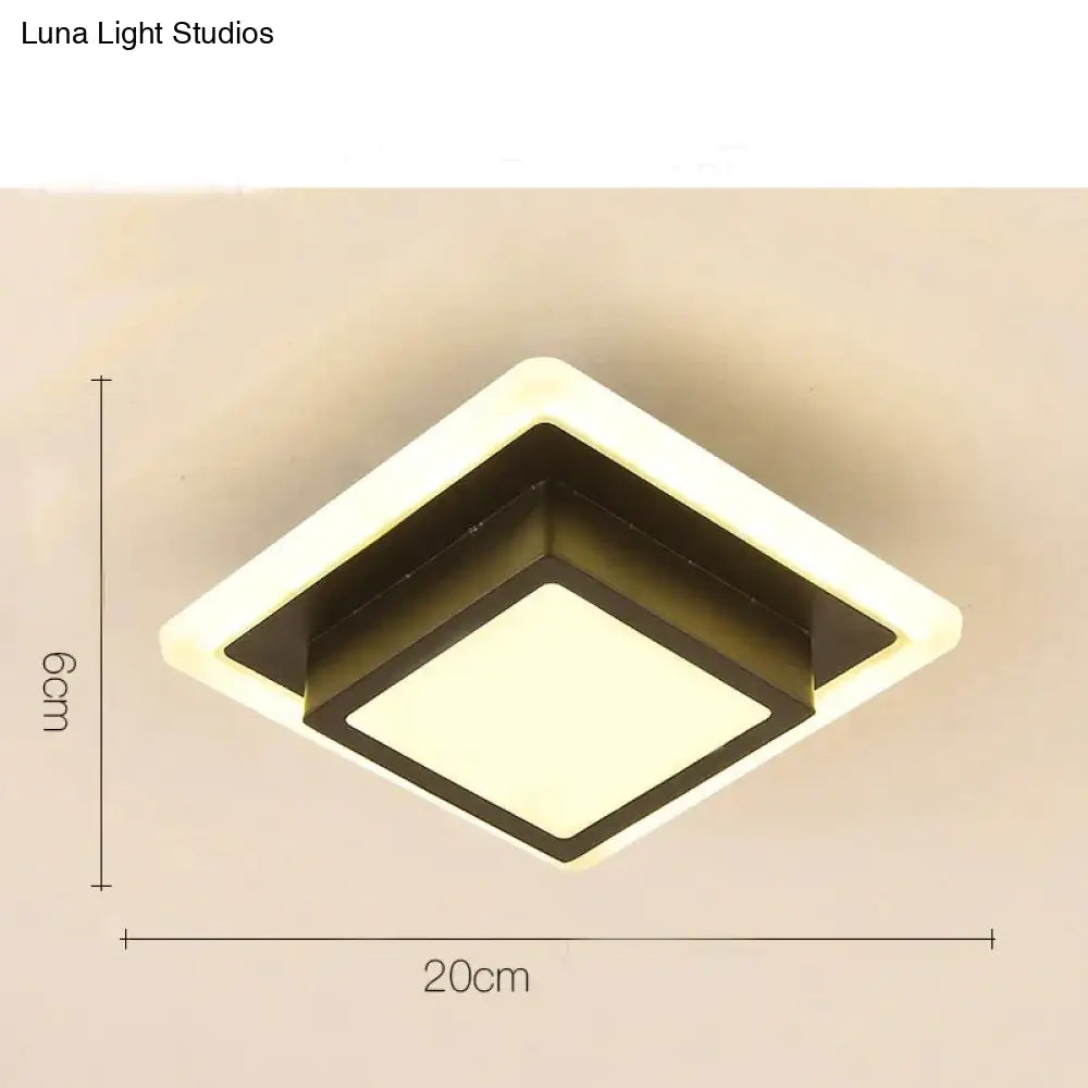 Acrylic Modern Led Ceiling Lights For Corridor Entrance Of Home Lamp Plafonnier Luminaria Lamparas