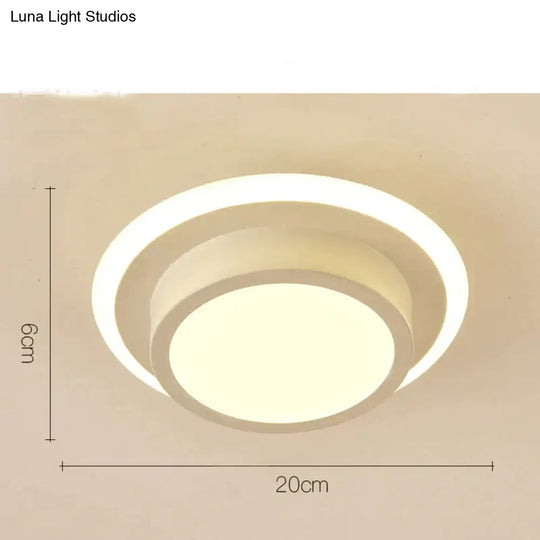 Acrylic Modern Led Ceiling Lights For Corridor Entrance Of Home Lamp Plafonnier Luminaria Lamparas