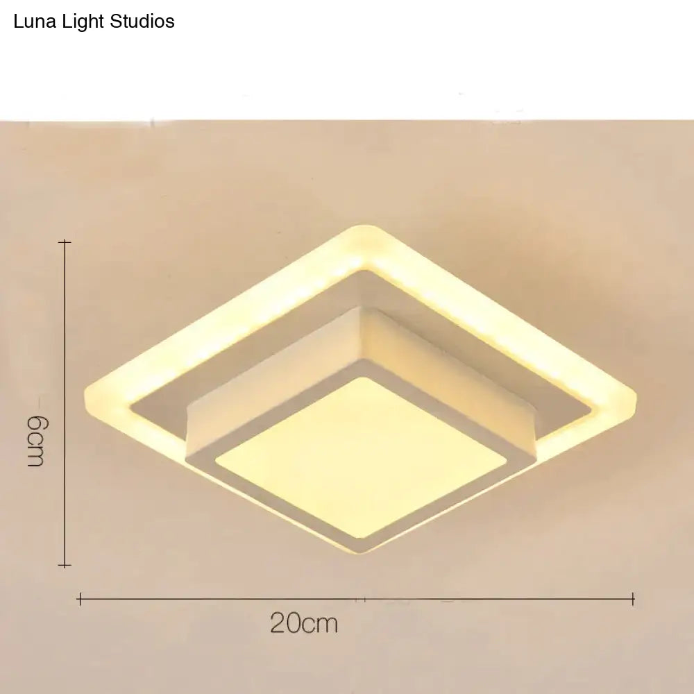 Acrylic Modern Led Ceiling Lights For Corridor Entrance Of Home Lamp Plafonnier Luminaria Lamparas