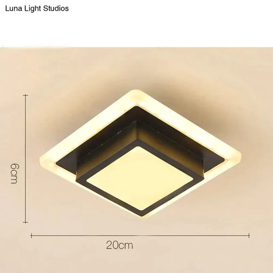 Acrylic Modern Led Ceiling Lights For Corridor Entrance Of Home Lamp Plafonnier Luminaria Lamparas