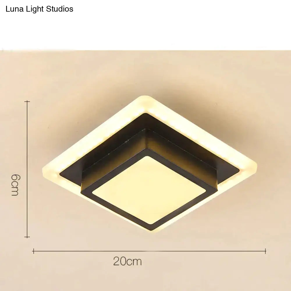 Acrylic Modern Led Ceiling Lights For Corridor Entrance Of Home Lamp Plafonnier Luminaria Lamparas