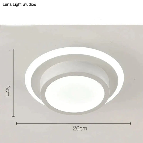 Acrylic Modern Led Ceiling Lights For Corridor Entrance Of Home Lamp Plafonnier Luminaria Lamparas