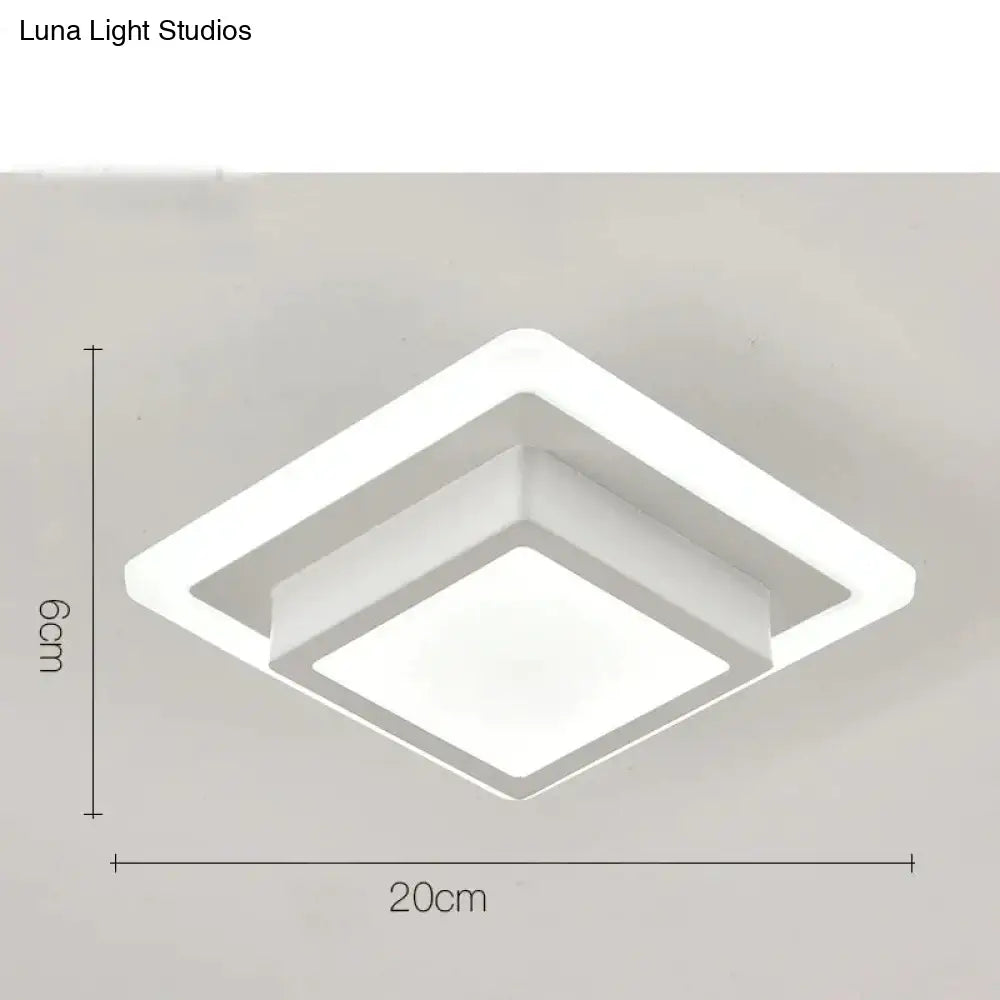 Acrylic Modern Led Ceiling Lights For Corridor Entrance Of Home Lamp Plafonnier Luminaria Lamparas