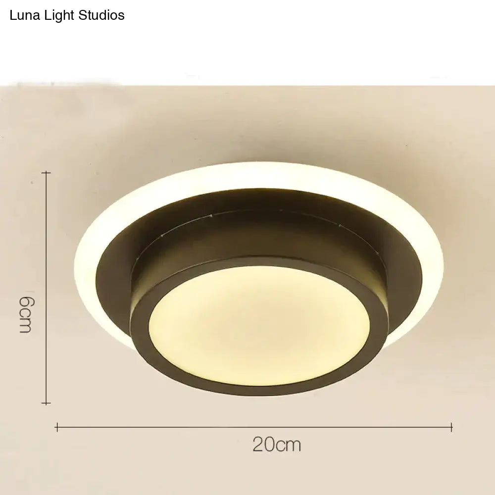 Acrylic Modern Led Ceiling Lights For Corridor Entrance Of Home Lamp Plafonnier Luminaria Lamparas