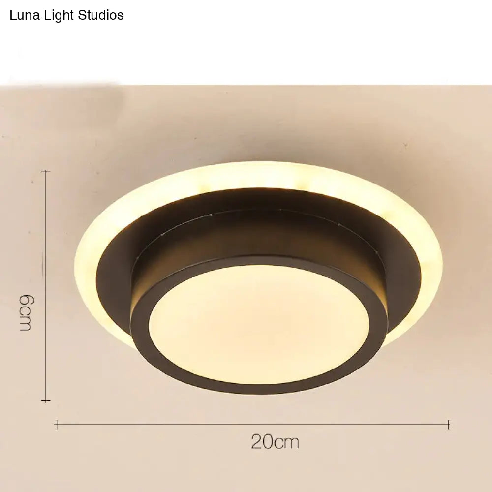 Acrylic Modern Led Ceiling Lights For Corridor Entrance Of Home Lamp Plafonnier Luminaria Lamparas