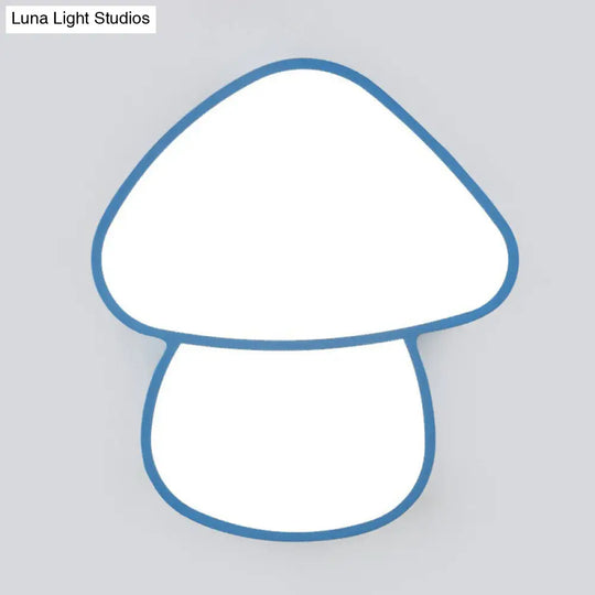 Acrylic Mushroom Flushmount Led Ceiling Light Creative Surface Mount Fixture For Kids Room