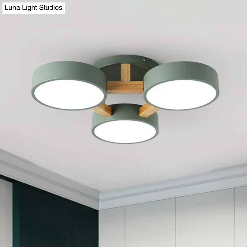 Acrylic Nordic Style Flush Mount Ceiling Light For Living Room