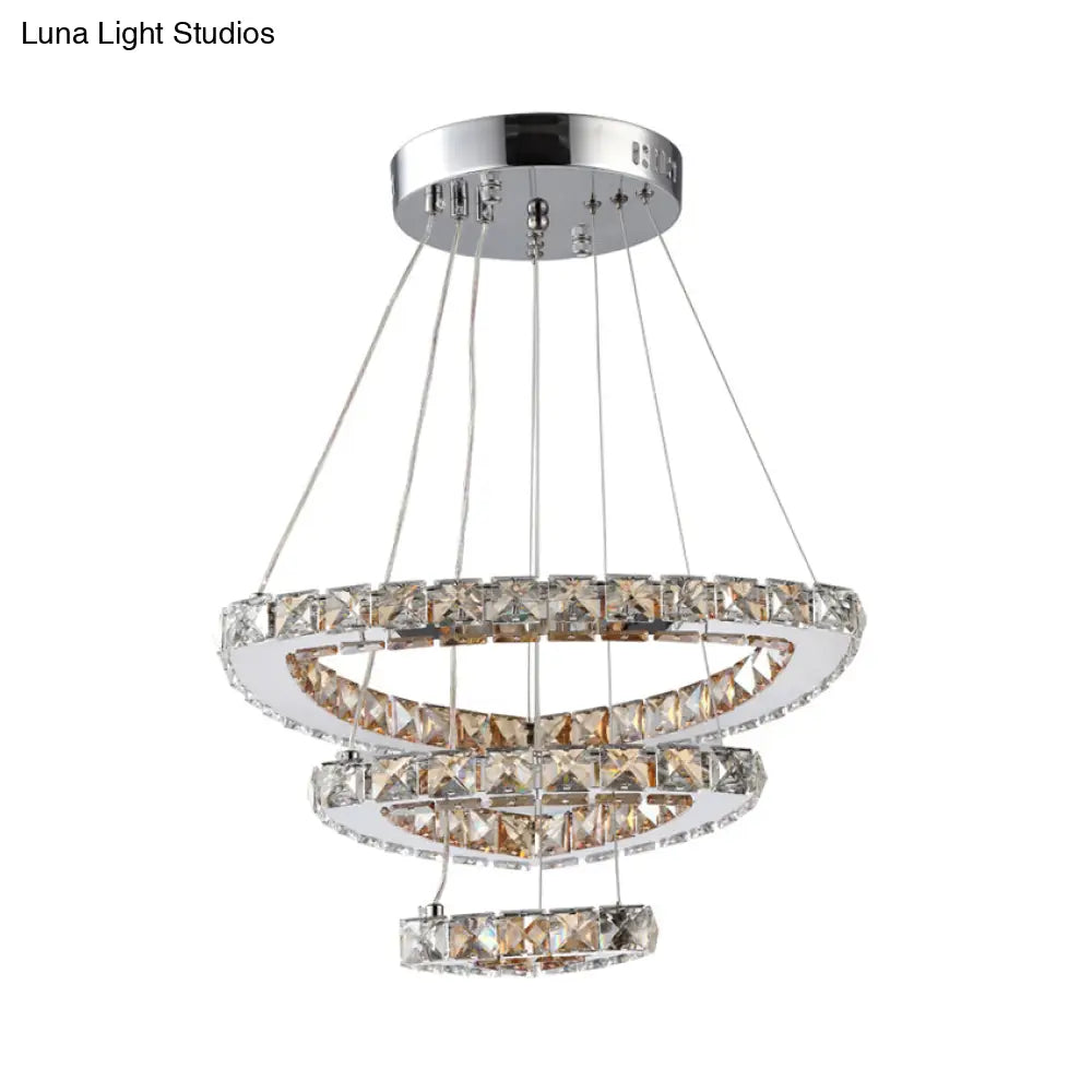 Addison Chandelier - Modern Elegance In Crystal And Chrome