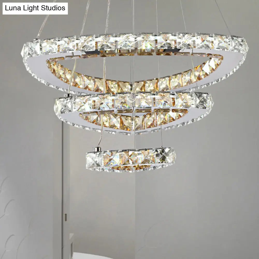 Addison Chandelier - Modern Elegance In Crystal And Chrome