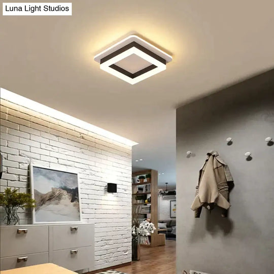 Adelyn- Modern Surface Mounted Square/Round Led Ceiling Lights For Hallway Porch