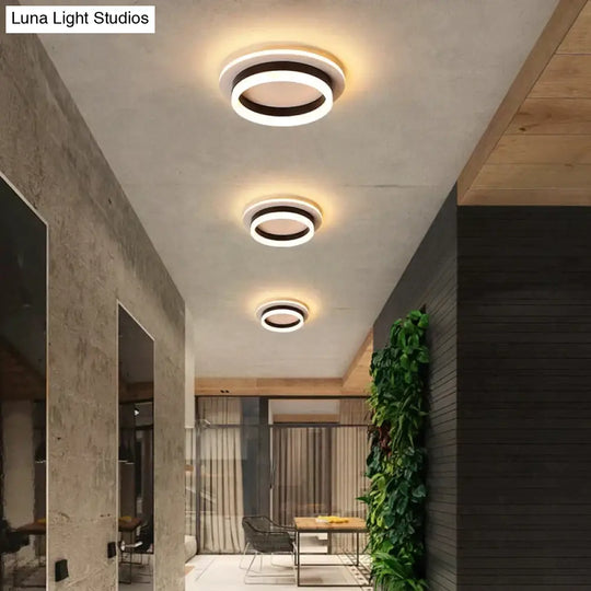 Adelyn- Modern Surface Mounted Square/Round Led Ceiling Lights For Hallway Porch