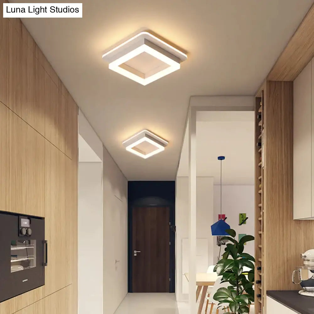 Adelyn- Modern Surface Mounted Square/Round Led Ceiling Lights For Hallway Porch